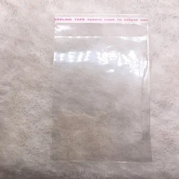 100ks 9x16cm Uzavíratelném Poly Bag Transparentní Opp Plastové Tašky Samolepící Těsnění Výrobu Šperků Bag