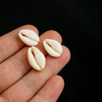 10ks Přírodní Sea Shell Volné Korálky Domácí Dekorace DIY Řemesla Conch Shell Přívěsek Šperky Příslušenství(18-20 mm)