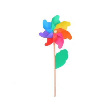 1ks 55cm Multicolor Barevné větrný Mlýn Pro Dítě, dítě, Klasické Hračky