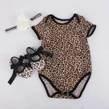 2020 Summer Novorozence Baby Girl Romper Kombinéza+Boty+Černobílá 3ks Oblečení Set Plavky Oblečení