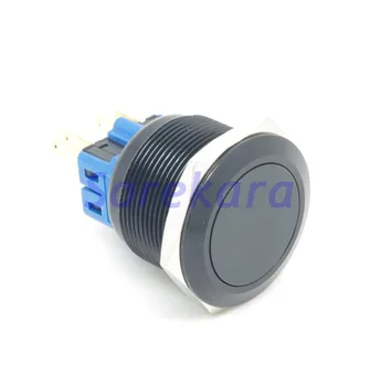 25mm Zn-Al Černý Povlak Momentální Tlačítkové Spínače 2NO 2NC Pin Terminál Pro Auto IP65 UL