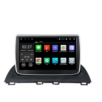 Asvegen HD Dotykový Displej Android 7.1 Quad Core autorádia GPS Navigace Stereo Headunit WIFI 4G Média DVD Přehrávač Pro MAZDA 3