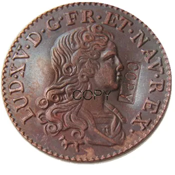 Francie 1720A Mědi Kopie Mincí(22mm)