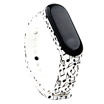 Gosear Módní TPU Náhradní Náramek Popruh Náramek Watchband Smart Band Příslušenství pro Xiaomi Xiao Mi Band 3 Band3