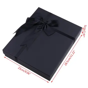 Motýlek Elegantní Černé Dárkové Krabičce Eco-friendly Vysoce kvalitní Karton pro Svatby, Narozeniny Drží Šperky, Bonbony, Malé