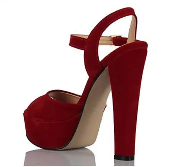 Mst-1027 Červené Semišové dámské elegantní špičaté toe vysoké podpatky svatební boty crystal clear Slingback podpatky 35-40