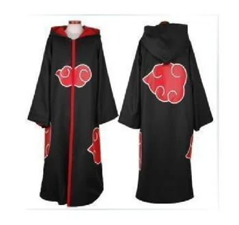 Naruto Akatsuki Uchiha Sasuke cosplay kostým Plášť Uniformy