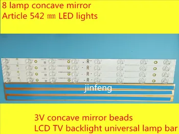 New8 lampa konkávní zrcadlo 542 mm LCD TV podsvícení LED lampa panel konkávní korálek difúzní reflexe TV 3V8 lampa tekutých krystalů la