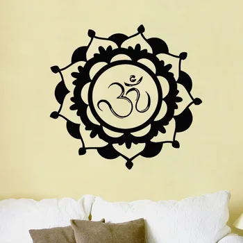 Nový Design Ve Stylu Indické Mandala Samolepka Na Zeď Květina Vinyl Samolepící Home Dekor Obývací Pokoj Umění Nástěnné Malby
