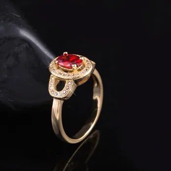 Nádherné Ženy, Ovál Crystal Prsteny Šperky Nevěsty Zásnubní Prsten Anillos Fancinating Ozdoby Stylový Prsten Pendientes