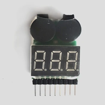 Náhradní Bzučák RC Checker Tester Duální Reproduktor Indikátor 2 V 1 Příslušenství Led Baterie Nízké Napětí Alarm