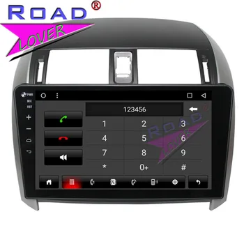 Roadlover Android 7.1 Auto Rádio Přehrávač Pro Toyota Corolla 2007 2008 2009 2010 2011 2012 2013 Stereo GPS Navigace 2 Din DVD NE