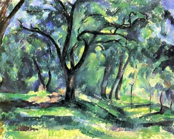Ruční olejomalba Reprodukce na plátno,krajina olejomalba,les paul Cézanne,plátno, olejomalba