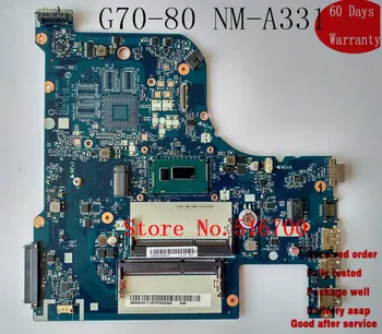 Scheda Madre Pro Lenovo G70-80 AILG1 NM-A331 Notebooku základní Deska s i3-4005u CPU onboard 5B20H01119