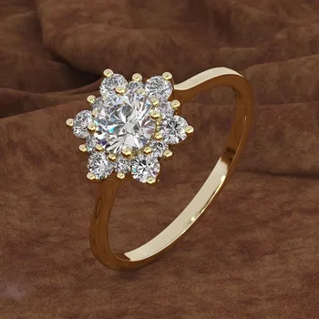 Seanlov Zirkony prsteny Luxusní sněhová vločka Prsteny, Šperky Pro Ženy, Zásnubní Prsteny, stříbrné Prsteny, Doplňky