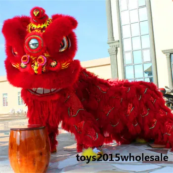Čínské Lví Tanec Kostým Kalhoty Festivalu Kalhoty Nový Rok Výkonu Reklamní Oblečení Cosplay Party Hra Šaty Dospělé Velikosti